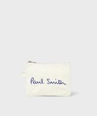 【ポール スミス/Paul Smith】のPaul Smith Logo ポップカラー ポーチ オフホワイト|ID: prp329100004592461 ipo3291000000032603909