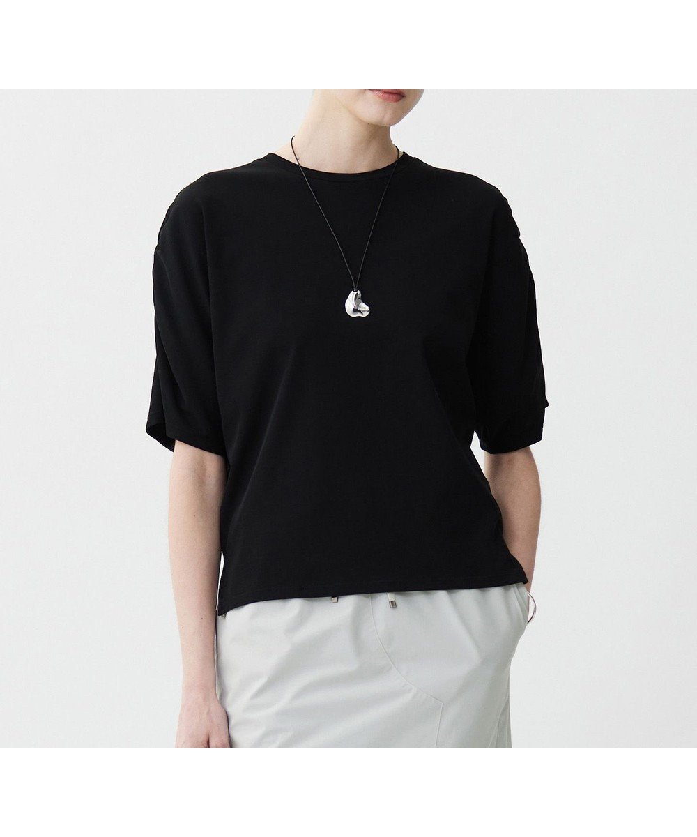 【アイシービー/iCB】の【接触冷感・UVケア・吸水速乾・洗える】グレースジャージー ドルマンスリーブカットソー 人気、トレンドファッション・服の通販 founy(ファニー) ファッション Fashion レディースファッション Fashion for Women トップス・カットソー Cut & Sew Tops シャツ・ブラウス・オフィスカジュアル Elegant Blouses & Button-Ups ロングTシャツ・Tシャツ Longline T-Shirts & Tees カットソー・ベーシックTシャツ Cut-and-Sewn Tops / Stretch Tees & Basics 春 Spring 洗える Machine Washable カットソー Cut and Sewn Top ギャザー Gathered, Ruffled 吸水 Absorbent, Quick-Dry ブラウジング Blouson Silhouette, Cinched Waist ボトム Bottoms, Lower Wear S/S・春夏 SS, Spring/Summer, Warm Season 日本製 Made In Japan 夏 Summer 2025年 2025 2025春夏・S/S Spring/Summer 2025 SS25 other-1|ID: prp329100004592462 ipo3291000000033655471