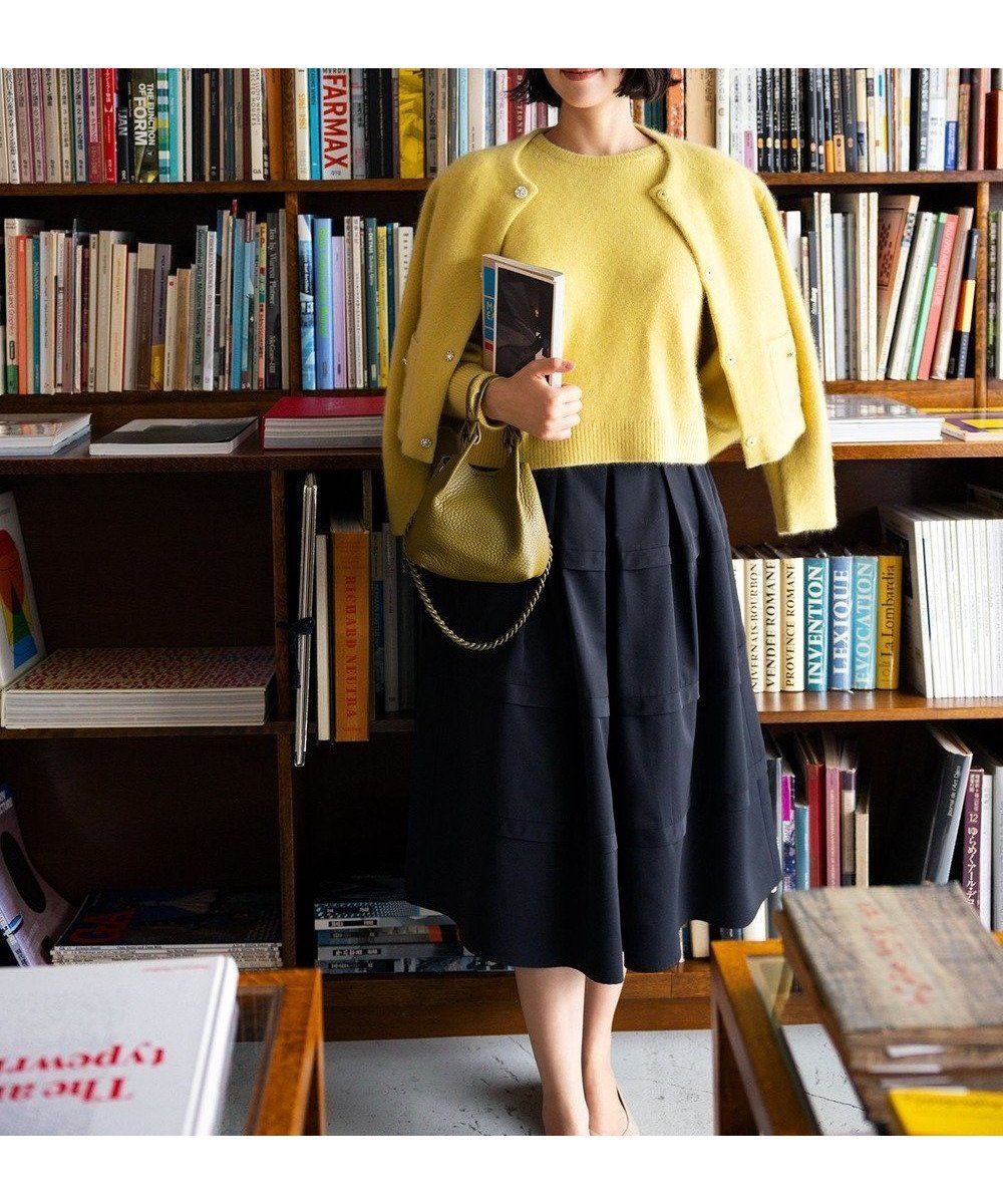 【組曲/KUMIKYOKU】のフリルタフタ フレアスカート インテリア・キッズ・メンズ・レディースファッション・服の通販 founy(ファニー) 　ファッション　Fashion　レディースファッション　Ladies' Fashion Online　スカート　Skirt　Aライン/フレアスカート　Flared A-Line Skirts　タフタ　Taffeta　フラット　Flat　フリル　Frills　フレア　Flare　ポケット　Pocket　A/W・秋冬　Aw・Autumn/Winter・Fw・Fall-Winter　S/S・春夏　Ss・Spring/Summer　再入荷　Restock/Back In Stock/Re Arrival　夏　Summer　ブラック系|ID: prp329100004592475 ipo3291000000032604000
