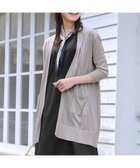 【ティアクラッセ/Tiaclasse】の【接触冷感】着流しロングニットカーディガン グレー|ID: prp329100004592478 ipo3291000000032604012