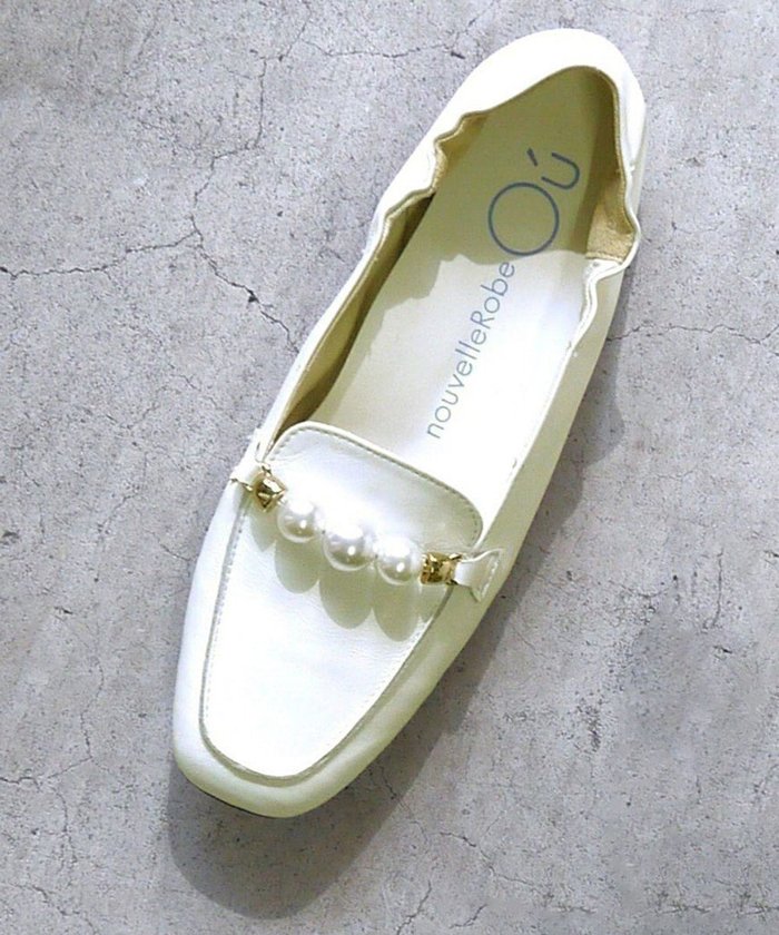 【ヌーベルローブオウ/nouvelleRobe Ou】の【本革・高反発・抗菌】Pearl loafers スクエアトゥパルビットローファー インテリア・キッズ・メンズ・レディースファッション・服の通販 founy(ファニー) https://founy.com/ ファッション Fashion レディースファッション Ladies' Fashion Online クッション Cushion 抗菌 Antibacterial シューズ Shoes バレエ Ballet パール Pearl ファブリック Fabric フィット Fit フラット Flat モチーフ Motif A/W・秋冬 Aw・Autumn/Winter・Fw・Fall-Winter S/S・春夏 Ss・Spring/Summer 再入荷 Restock/Back In Stock/Re Arrival NEW・新作・新着・新入荷 New Arrivals おすすめ Recommend 夏 Summer ビジネス 仕事 通勤 Business |ID: prp329100004592481 ipo3291000000032681781