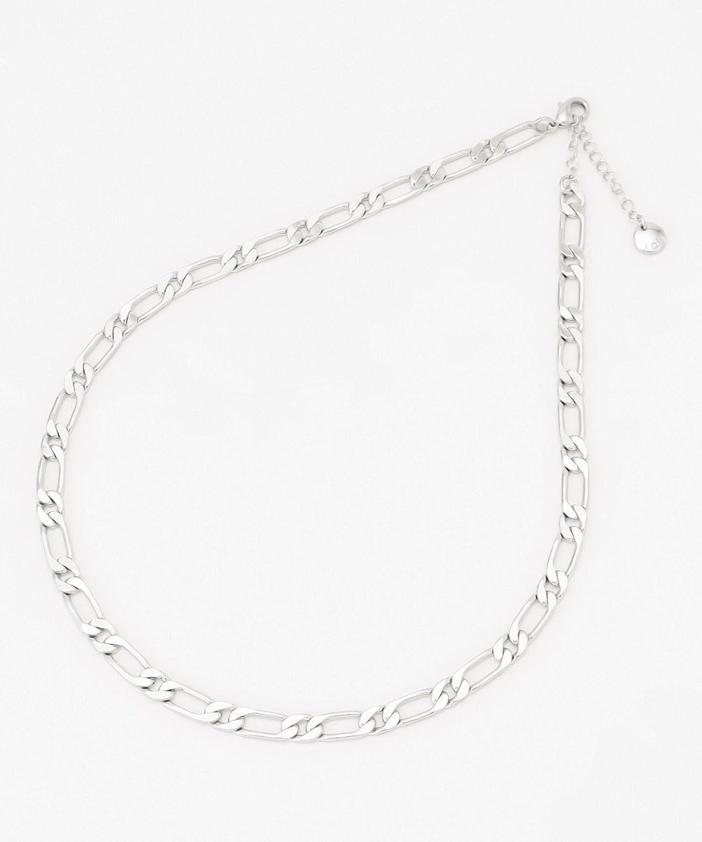 【アイシービー/iCB】のショートチェーンネックレス インテリア・キッズ・メンズ・レディースファッション・服の通販 founy(ファニー) 　ファッション　Fashion　レディースファッション　Fashion for Women　ジュエリー　Jewelry　ネックレス　Necklaces & Pendants　アクセサリー　Fashion Accessories　チェーン　Chain, Chain Strap　ネックレス　Necklace, Pendant Necklace　パターン　Pattern, Design Print　シルバー[変形喜平チェーン]系|ID: prp329100004592490 ipo3291000000035825824