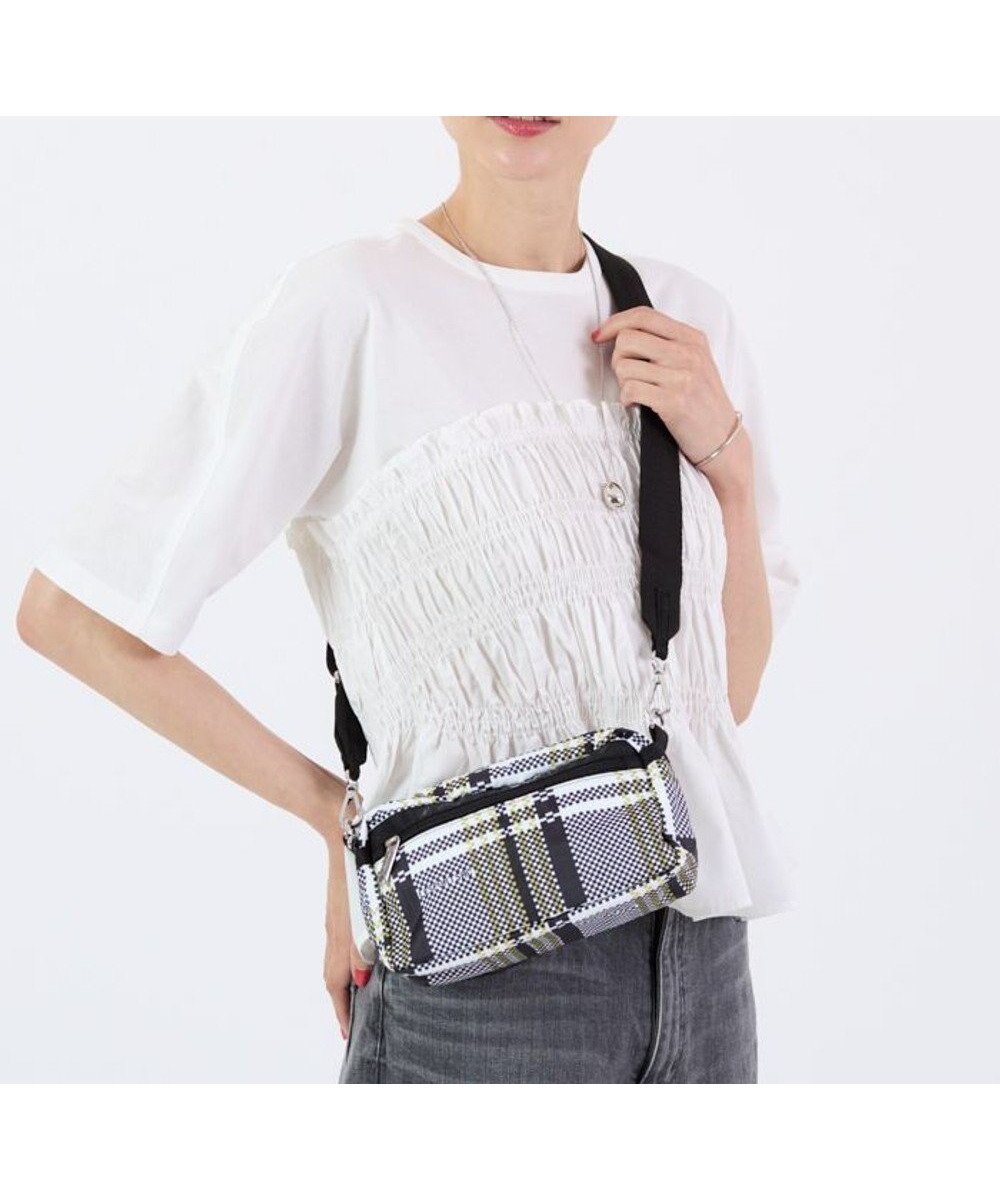 【レスポートサック/LeSportsac】のE/W PHONE CROSSBODY/ピクセルスクランブルチェック インテリア・キッズ・メンズ・レディースファッション・服の通販 founy(ファニー) 　ファッション　Fashion　レディースファッション　Fashion for Women　イエロー　Yellow　クラッチ　Clutch, Clutch Bag　コンパクト　Compact, Small Size　スクエア　Square, Square Shape　スマート　Smart, Elegant　財布　Wallet, Purse　チェック　Check, Plaid, Tartan　プリント　Print, Printed Pattern　ポケット　Pocket, Pocket Detail　ポーチ　Pouch, Small Case　ラップ　Wrap, Wrap Design　おすすめ　Recommended / Our Picks　ピクセルスクランブルチェック|ID: prp329100004592502 ipo3291000000032604077