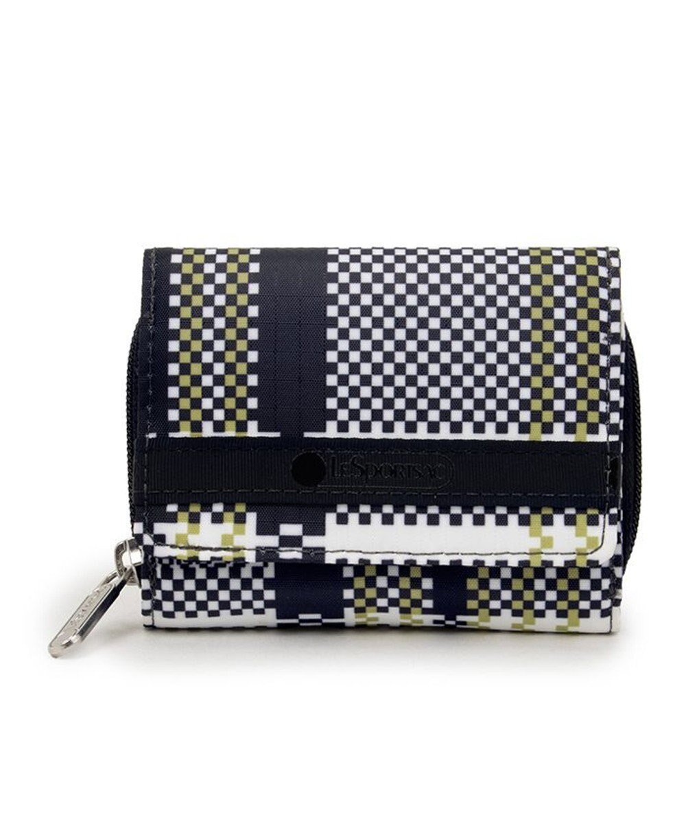 【レスポートサック/LeSportsac】のREESE WALLET/ピクセルスクランブルチェック 人気、トレンドファッション・服の通販 founy(ファニー) 　ファッション　Fashion　レディースファッション　Ladies' Fashion Online　財布　Wallets　イエロー　Yellow　ウォレット　Wallet　コイン　Coin　コンパクト　Compact　財布　Wallet　チェック　Check　プリント　Print　ポケット　Pocket　ラウンド　Round　NEW・新作・新着・新入荷　New Arrivals　おすすめ　Recommend　 other-1|ID: prp329100004592504 ipo3291000000032604080