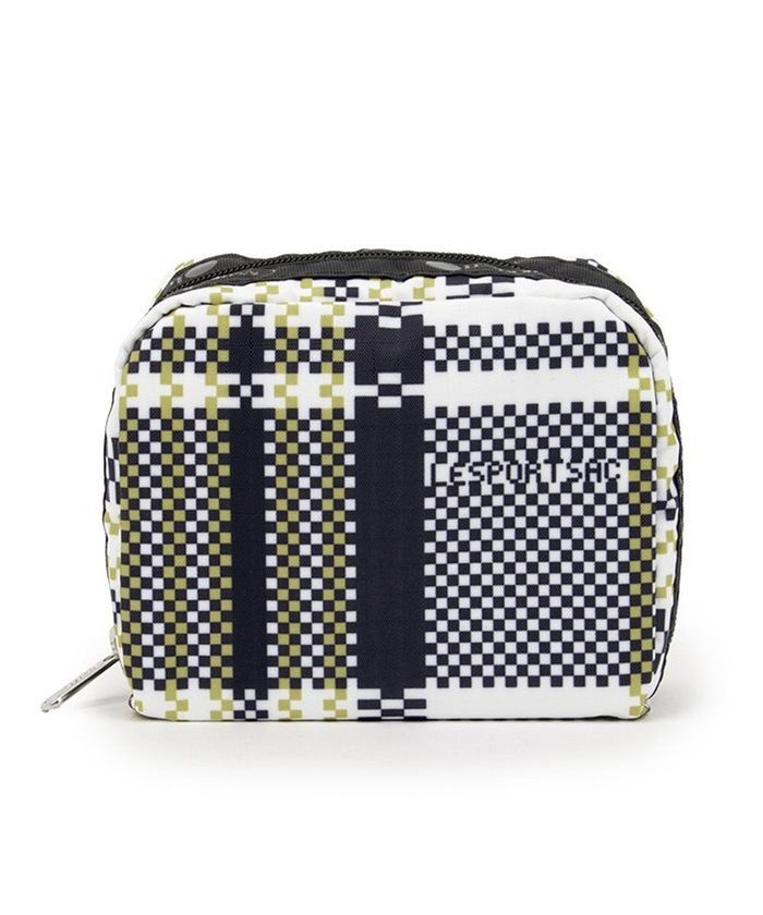 【レスポートサック/LeSportsac】のSQUARE COSMETIC/ピクセルスクランブルチェック インテリア・キッズ・メンズ・レディースファッション・服の通販 founy(ファニー) https://founy.com/ ファッション Fashion レディースファッション Ladies' Fashion Online 財布 Wallets ポーチ Pouches NEW・新作・新着・新入荷 New Arrivals おすすめ Recommend イエロー Yellow コンパクト Compact スクエア Square チェック Check プリント Print ポーチ Pouch 財布 Wallet |ID: prp329100004592516 ipo3291000000032604104