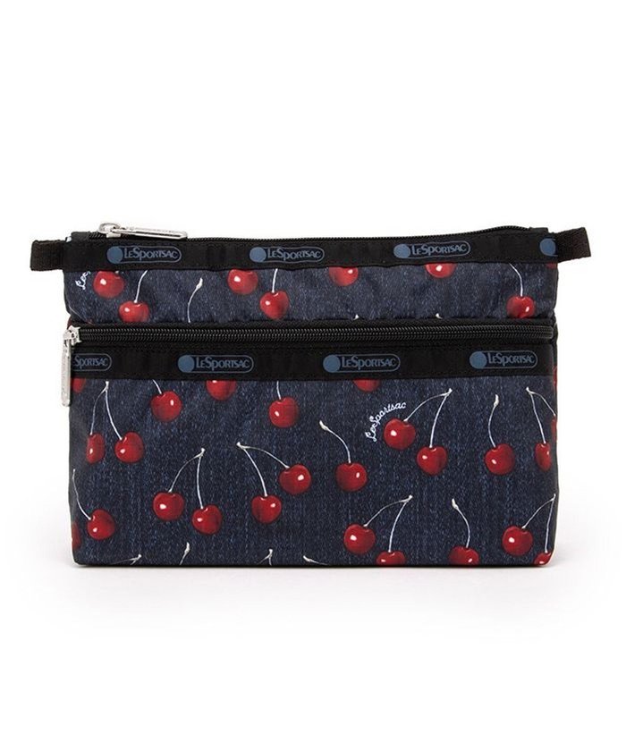 【レスポートサック/LeSportsac】のCOSMETIC CLUTCH/クラシカルチェリー インテリア・キッズ・メンズ・レディースファッション・服の通販 founy(ファニー) https://founy.com/ ファッション Fashion レディースファッション Fashion for Women バッグ Bags ミニ財布・二つ折り財布 Wallets & Card Cases ポーチ&ミニバッグ Pouches & Mini Bags おすすめ Recommended / Our Picks クラシカル Classical, Vintage-Inspired クラッチ Clutch, Clutch Bag チェリー Cherry, Cherry Pattern デニム Denim, Jeans Material プリント Print, Printed Pattern ポケット Pocket, Pocket Detail ポーチ Pouch, Small Case 旅行 Travel 財布 Wallet, Purse |ID: prp329100004592518 ipo3291000000032604108