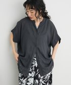 【クラフトスタンダードブティック/CRAFT STANDARD BOUTIQUE】のヴィンテージボイルミルフィーユチュニック Charcoal Gray|ID: prp329100004592520 ipo3291000000032604115