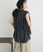 【クラフトスタンダードブティック/CRAFT STANDARD BOUTIQUE】のヴィンテージボイルバックデザインブラウス Charcoal Gray|ID: prp329100004592521 ipo3291000000033417253