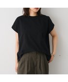 【クラフトスタンダードブティック/CRAFT STANDARD BOUTIQUE】のカットクレープクルーネックTシャツ Black|ID: prp329100004592523 ipo3291000000032604128