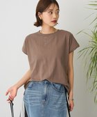 【クラフトスタンダードブティック/CRAFT STANDARD BOUTIQUE】のカットクレープクルーネックTシャツ Brown|ID: prp329100004592523 ipo3291000000032604130