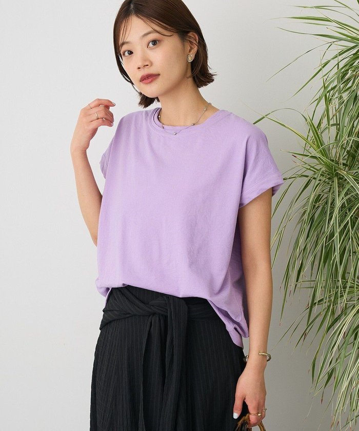 【クラフトスタンダードブティック/CRAFT STANDARD BOUTIQUE】のカットクレープクルーネックTシャツ インテリア・キッズ・メンズ・レディースファッション・服の通販 founy(ファニー) https://founy.com/ ファッション Fashion レディースファッション Ladies' Fashion Online トップス・カットソー Tops/Tshirt シャツ/ブラウス Shirts/Blouses ロング / Tシャツ T-Shirts カットソー Cut and Sewn 春 Spring カットソー Cut And Sew 今季 This Season シンプル Simple スリーブ Sleeve 定番 Standard フレンチ French ベーシック Basic ボトム Bottom ポケット Pocket ワーク Work S/S・春夏 Ss・Spring/Summer NEW・新作・新着・新入荷 New Arrivals 夏 Summer |ID: prp329100004592523 ipo3291000000032604132