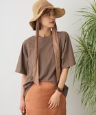 【クラフトスタンダードブティック/CRAFT STANDARD BOUTIQUE】のカットクレープワイドキリカエTシャツ Brown|ID: prp329100004592524 ipo3291000000032604137
