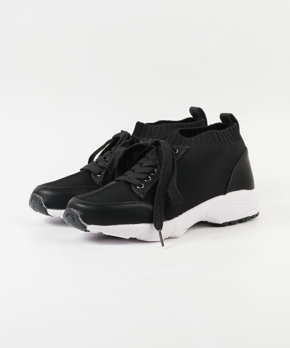 【ボントレ/BONTRE】の【pied du lapan/ピエドラパン】軽量ニットスニーカー/50741ZI インテリア・キッズ・メンズ・レディースファッション・服の通販 founy(ファニー) 　ファッション　Fashion　レディースファッション　Ladies' Fashion Online　トップス・カットソー　Tops/Tshirt　ニット　Knit Tops　NEW・新作・新着・新入荷　New Arrivals　おすすめ　Recommend　スタイリッシュ　Stylish　スニーカー　Sneakers　フィット　Fit　フランス　France　レース　Race　軽量　Lightweight　ブラック|ID: prp329100004592528 ipo3291000000032604155