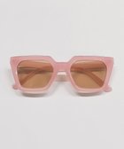 【ウィゴー/WEGO】のカラーレンズスクエアウェリントン ライトピンク|ID: prp329100004592529 ipo3291000000032604161