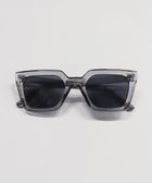 【ウィゴー/WEGO】のカラーレンズスクエアウェリントン グレー|ID: prp329100004592529 ipo3291000000032604162