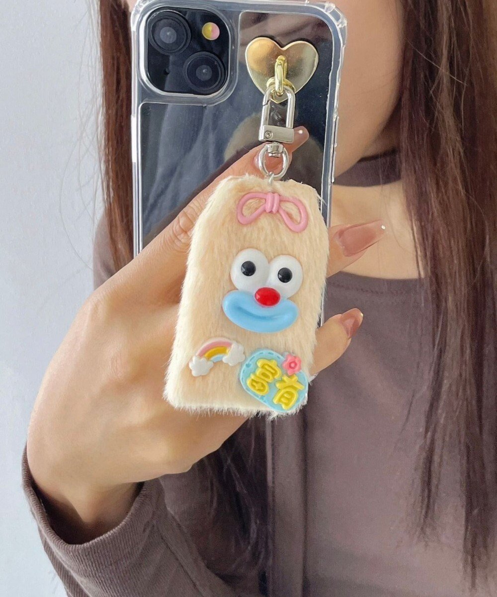【ウィゴー/WEGO】のミニラッキーチャームモンスターぬいぐるみキーホルダー インテリア・キッズ・メンズ・レディースファッション・服の通販 founy(ファニー) 　ファッション　Fashion　レディースファッション　Fashion for Women　ミニ財布・二つ折り財布　Wallets & Card Cases　おすすめ　Recommended / Our Picks　イエロー　Yellow　オレンジ　Orange　キーホルダー　Keychain, Key Holder　スマホ　Smartphone, Mobile Device　再入荷　Restock / Back in Stock　財布　Wallet, Purse　イエロー|ID: prp329100004593546 ipo3291000000032616380