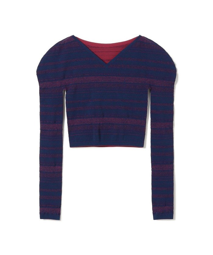 【チャコット/Chacott / KIDS】の【ノーソーイングニット】リバーシブルショートトップ Jr インテリア・キッズ・メンズ・レディースファッション・服の通販 founy(ファニー) https://founy.com/ ファッション Fashion キッズファッション KIDS Children’s Clothing トップス・カットソー Tops/Tees/Kids おすすめ Recommend ショート Short ストレッチ Stretch デコルテ Decolletage バレエ Ballet フィット Fit リバーシブル Reversible レーシー Lacey 長袖 Long Sleeve |ID: prp329100004593552 ipo3291000000032616423