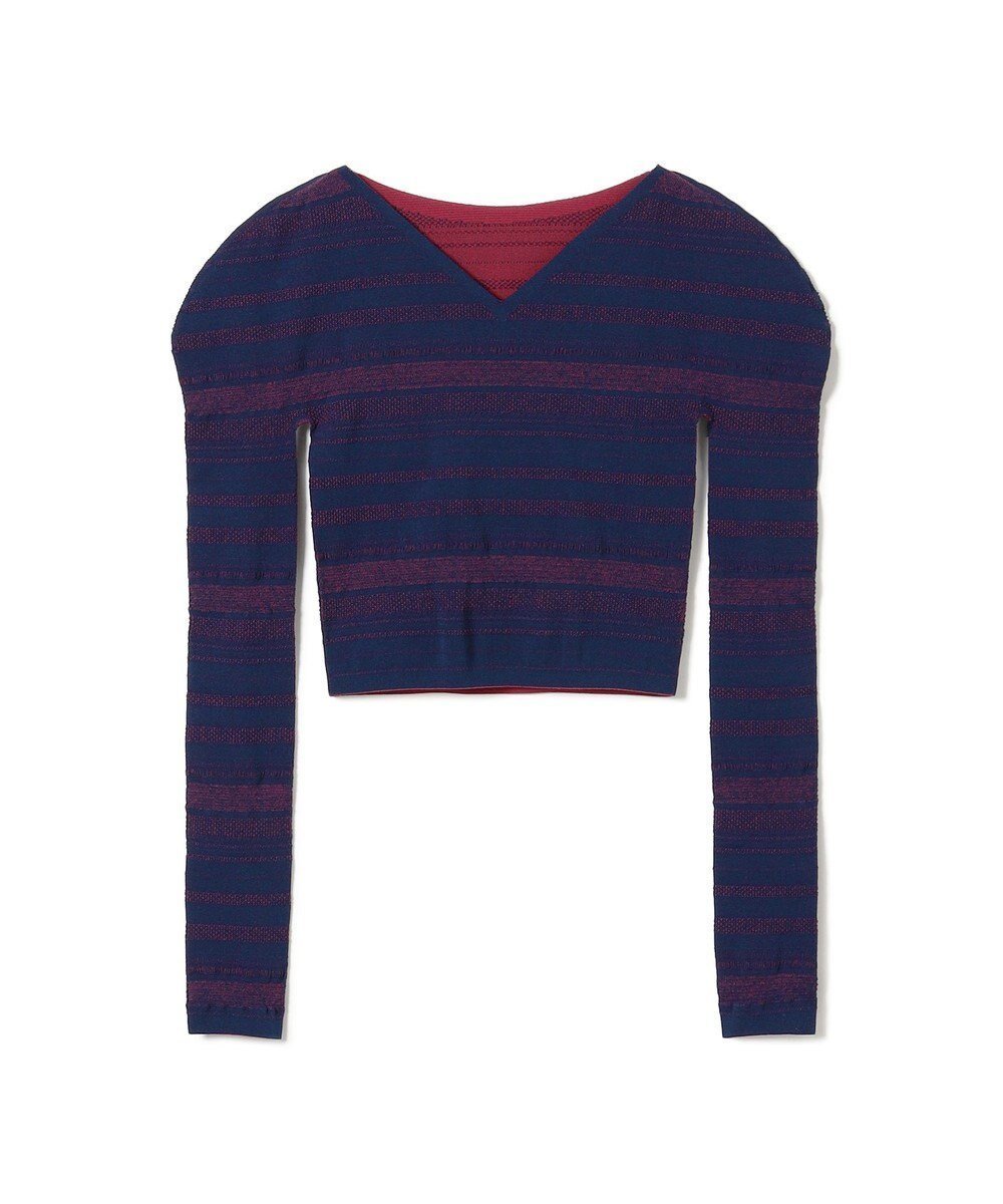 【チャコット/Chacott / KIDS】の【ノーソーイングニット】リバーシブルショートトップ Jr 人気、トレンドファッション・服の通販 founy(ファニー) 　ファッション　Fashion　キッズファッション　KIDS Children’s Clothing　トップス・カットソー　Tops/Tees/Kids　おすすめ　Recommend　ショート　Short　ストレッチ　Stretch　デコルテ　Decolletage　バレエ　Ballet　フィット　Fit　リバーシブル　Reversible　レーシー　Lacey　長袖　Long Sleeve　 other-1|ID: prp329100004593552 ipo3291000000032616423