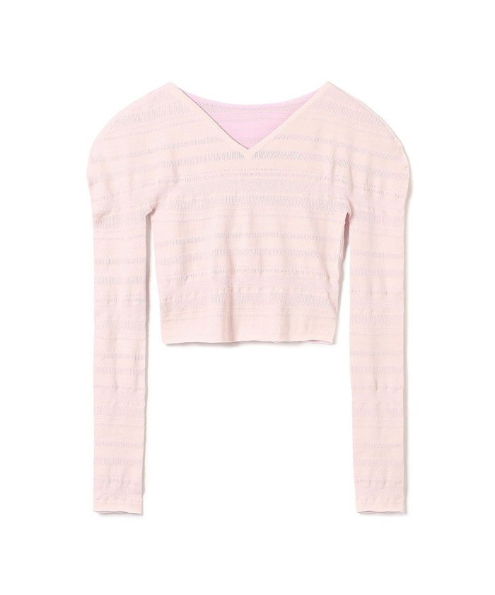 【チャコット/Chacott / KIDS】の【ノーソーイングニット】リバーシブルショートトップ Jr インテリア・キッズ・メンズ・レディースファッション・服の通販 founy(ファニー) https://founy.com/ ファッション Fashion キッズファッション KIDS Children’s Clothing トップス・カットソー Tops/Tees/Kids おすすめ Recommend ショート Short ストレッチ Stretch デコルテ Decolletage バレエ Ballet フィット Fit リバーシブル Reversible レーシー Lacey 長袖 Long Sleeve |ID: prp329100004593552 ipo3291000000032616425