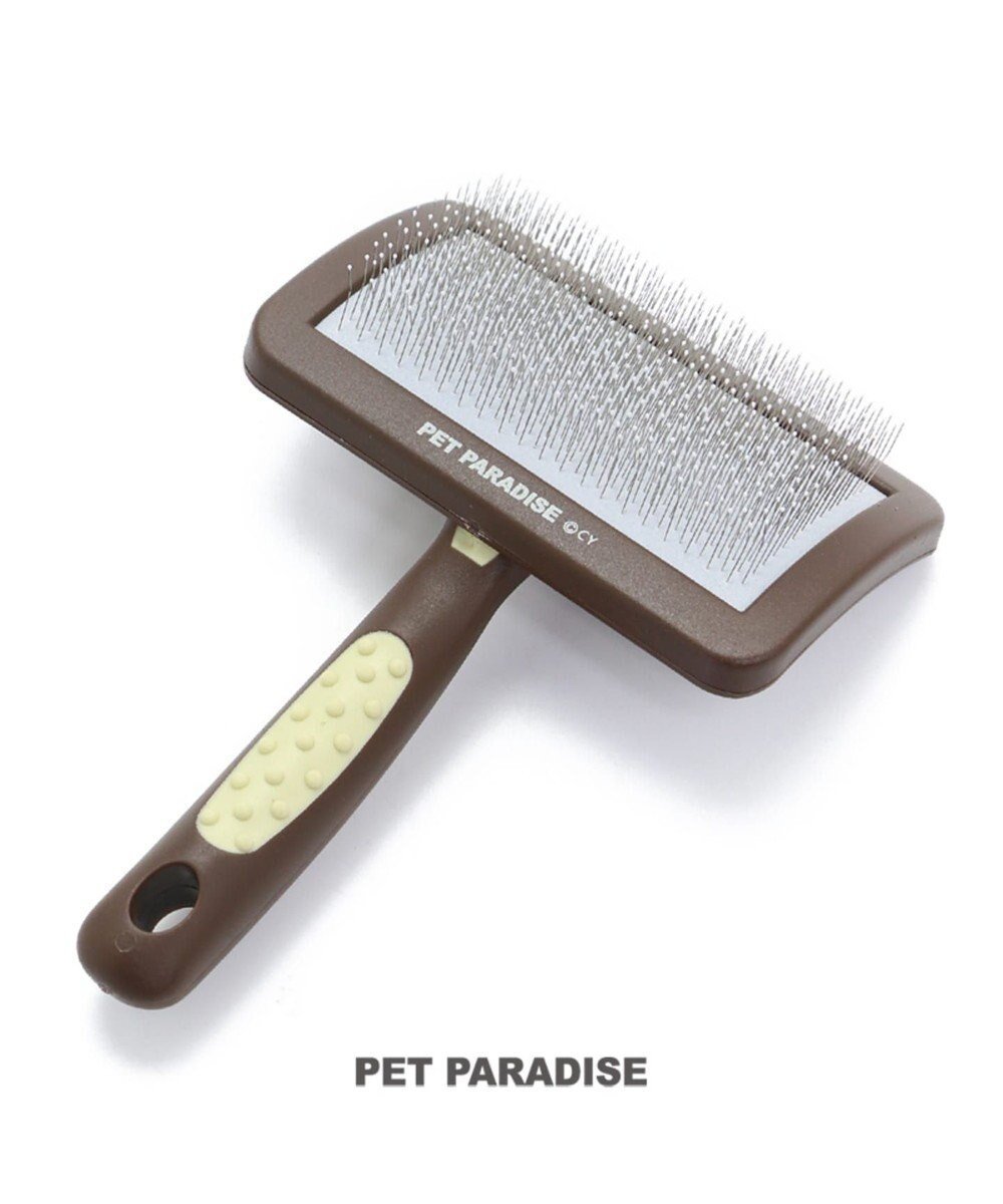 【ペットパラダイス/PET PARADISE / GOODS】のペットパラダイス スリッカーブラシ M インテリア・キッズ・メンズ・レディースファッション・服の通販 founy(ファニー) 　クッション　Cushion　ダメージ　Damage　ラバー　Rubber　犬　Dog　ホーム・キャンプ・アウトドア・お取り寄せ　Home,Garden,Outdoor,Camping Gear　ペットグッズ　Pet Supplies　茶系|ID: prp329100004593554 ipo3291000000032616430