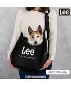 【ペットパラダイス/PET PARADISE / GOODS】のLee ロゴ メッシュ スリング キャリーバッグ M 小型犬 約4~8㎏ ブラック|ID: prp329100004593557 ipo3291000000032616446