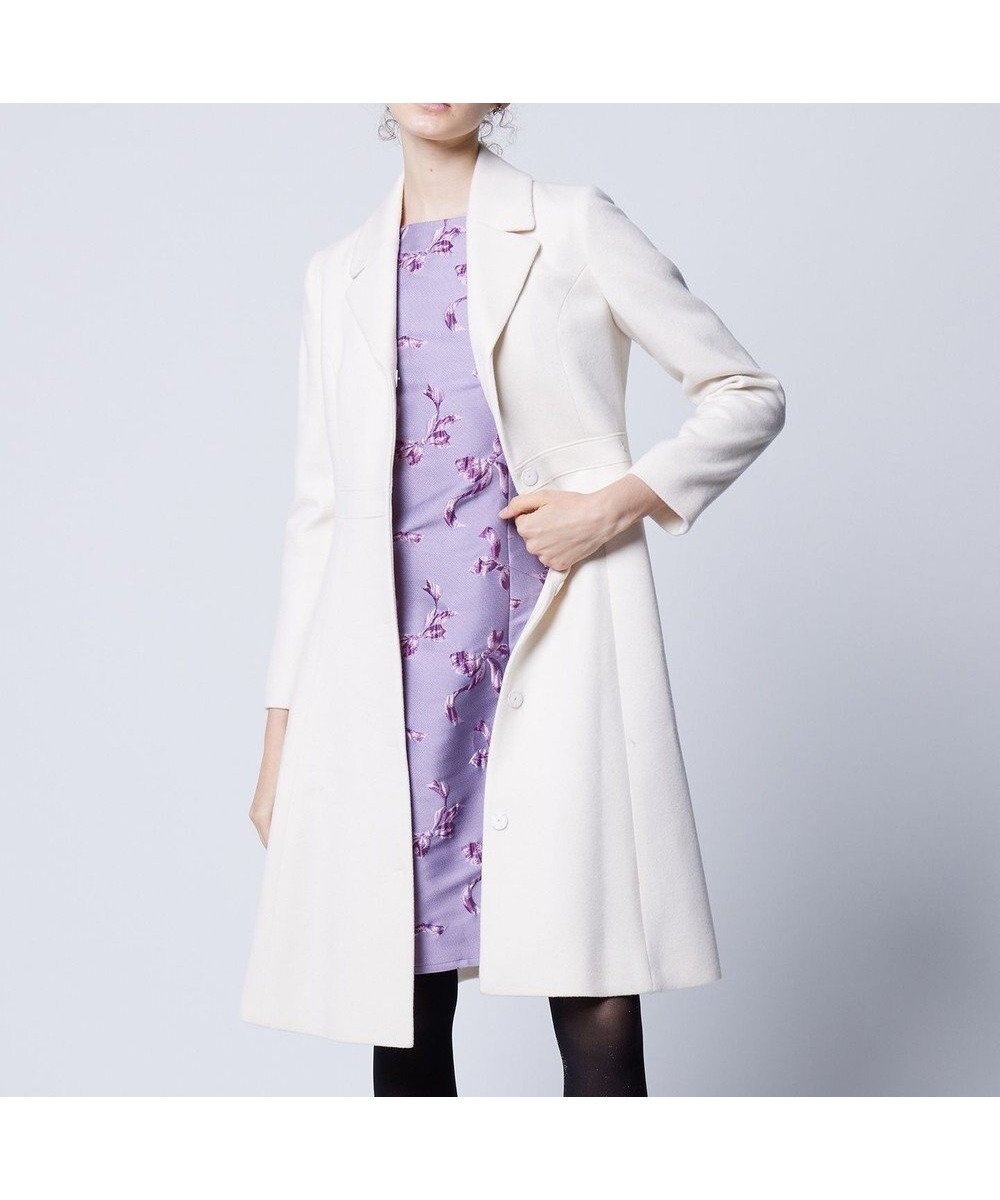 【トッカ/TOCCA】の【消臭】MILKY PUFF ウールコート インテリア・キッズ・メンズ・レディースファッション・服の通販 founy(ファニー) 　ファッション　Fashion　レディースファッション　Ladies' Fashion Online　アウター　Coat Outerwear　コート　Coats　ジャケット　Jackets　エレガント 上品　Elegant　カシミヤ　Cashmere　ジャケット　Jacket　ドレス　Dress　マフラー　Scarf　メルトン　Melton　リボン　Ribbon　定番　Standard　A/W・秋冬　Aw・Autumn/Winter・Fw・Fall-Winter　アイボリー系|ID: prp329100004593572 ipo3291000000032616666