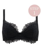 【ブラデリス ニューヨーク/BRADELIS New York】の【BRADELIS New York / 育乳補整ブラ・STEP1 集める】ジャスミンステップ1ブラ24A2 ブラック|ID: prp329100004593597 ipo3291000000033712759