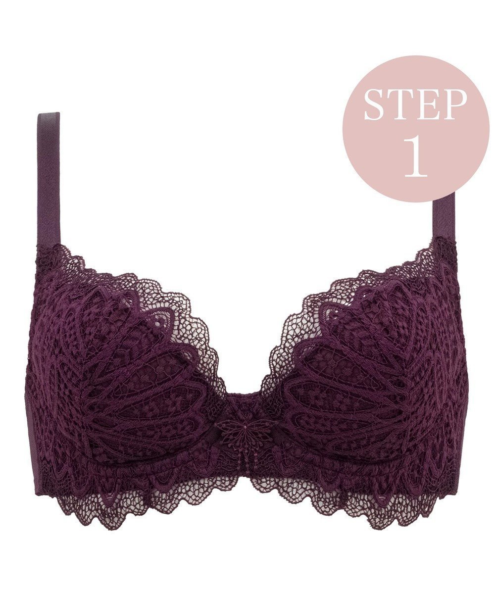 【ブラデリス ニューヨーク/BRADELIS New York】の【BRADELIS New York / 育乳補整ブラ・STEP1 集める】ジャスミンステップ1ブラ24A2 インテリア・キッズ・メンズ・レディースファッション・服の通販 founy(ファニー) 　ファッション　Fashion　レディースファッション　Fashion for Women　アンダー　Underwear Essentials　クリスタル　Crystal, Swarovski　ケミカル　Chemical, Chemical Wash　コレクション　Collection, Seasonal Line　コンパクト　Compact, Small Size　シンプル　Simple, Minimal　バランス　Balance, Style Balance　フィット　Fit, Slim Fit　フロント　Front, Front Design　ブラジャー　Bra, Lingerie　ポケット　Pocket, Pocket Detail　ラップ　Wrap, Wrap Design　ラベンダー　Lavender　レース　Lace, Lace Fabric　ワイヤー　Wire, Wired Bra　A/W・秋冬　Autumn/Winter　おすすめ　Recommended / Our Picks　プラム|ID: prp329100004593597 ipo3291000000033712761