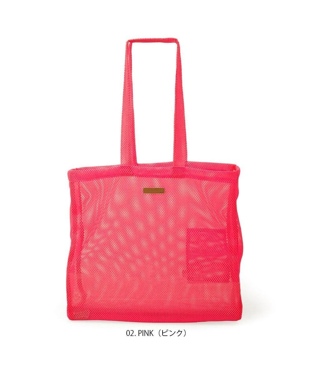 【ルートート/ROOTOTE】の0676【直営店限定 メッシュトート】SC.トール.ハイヴ-A インテリア・キッズ・メンズ・レディースファッション・服の通販 founy(ファニー) 　ファッション　Fashion　レディースファッション　Fashion for Women　バッグ　Bags　洗える　Machine Washable　カメラ　Camera Accessories　コンパクト　Compact, Small Size　軽量　Lightweight, Ultra Light　シンプル　Simple, Minimal　スマホ　Smartphone, Mobile Device　ネオン　Neon, Neon Color　フィット　Fit, Slim Fit　ポケット　Pocket, Pocket Detail　メッシュ　Mesh, Net Fabric　旅行　Travel　新作・新入荷　New Arrivals / New In　02:ピンク|ID: prp329100004593613 ipo3291000000033661543