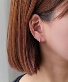 【フィービィー/phoebe】の【金属アレルギー対応】【痛くないシリーズ】グリッターメタル×ビジューフープライトフィットイヤリング ゴールド ゴールド|ID: prp329100004593617 ipo3291000000032618439