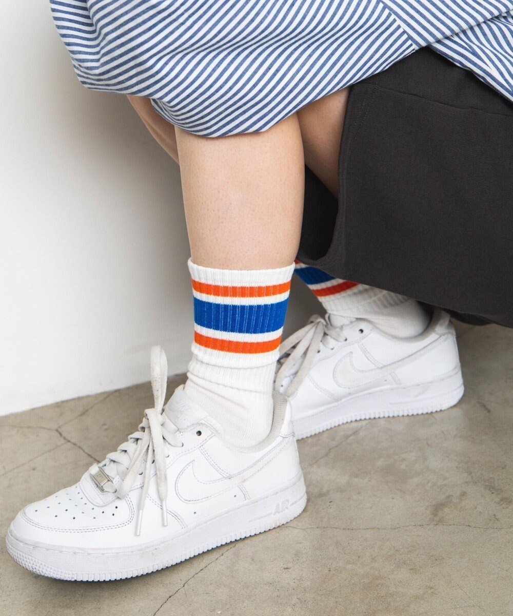 【ウィゴー/WEGO】の底パイルラインソックス インテリア・キッズ・メンズ・レディースファッション・服の通販 founy(ファニー) 　ファッション　Fashion　レディースファッション　Ladies' Fashion Online　ソックス　Socks　レッグウェア　Legwear　ソックス　Socks　フィット　Fit　ワンポイント　One Point　柄2|ID: prp329100004593624 ipo3291000000032619004