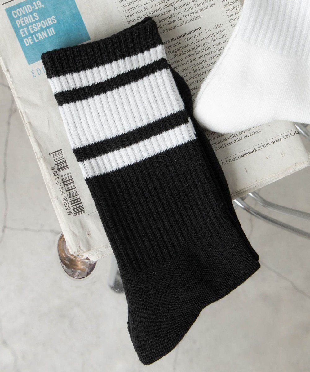 【ウィゴー/WEGO】の底パイルラインソックス インテリア・キッズ・メンズ・レディースファッション・服の通販 founy(ファニー) 　ファッション　Fashion　レディースファッション　Ladies' Fashion Online　ソックス　Socks　レッグウェア　Legwear　ソックス　Socks　フィット　Fit　ワンポイント　One Point　柄7|ID: prp329100004593624 ipo3291000000032619015