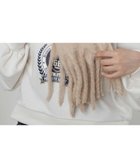 【ウィゴー/WEGO】の【ユニセックス着用ITEM】ワイドフリンジストール ベージュ|ID: prp329100004593628 ipo3291000000032619043