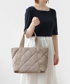 【トッカ/TOCCA】の【撥水・A4サイズ対応】TRACE PAVE QUILTOTE キルトバッグ ベージュ系|ID: prp329100004593638 ipo3291000000032619222
