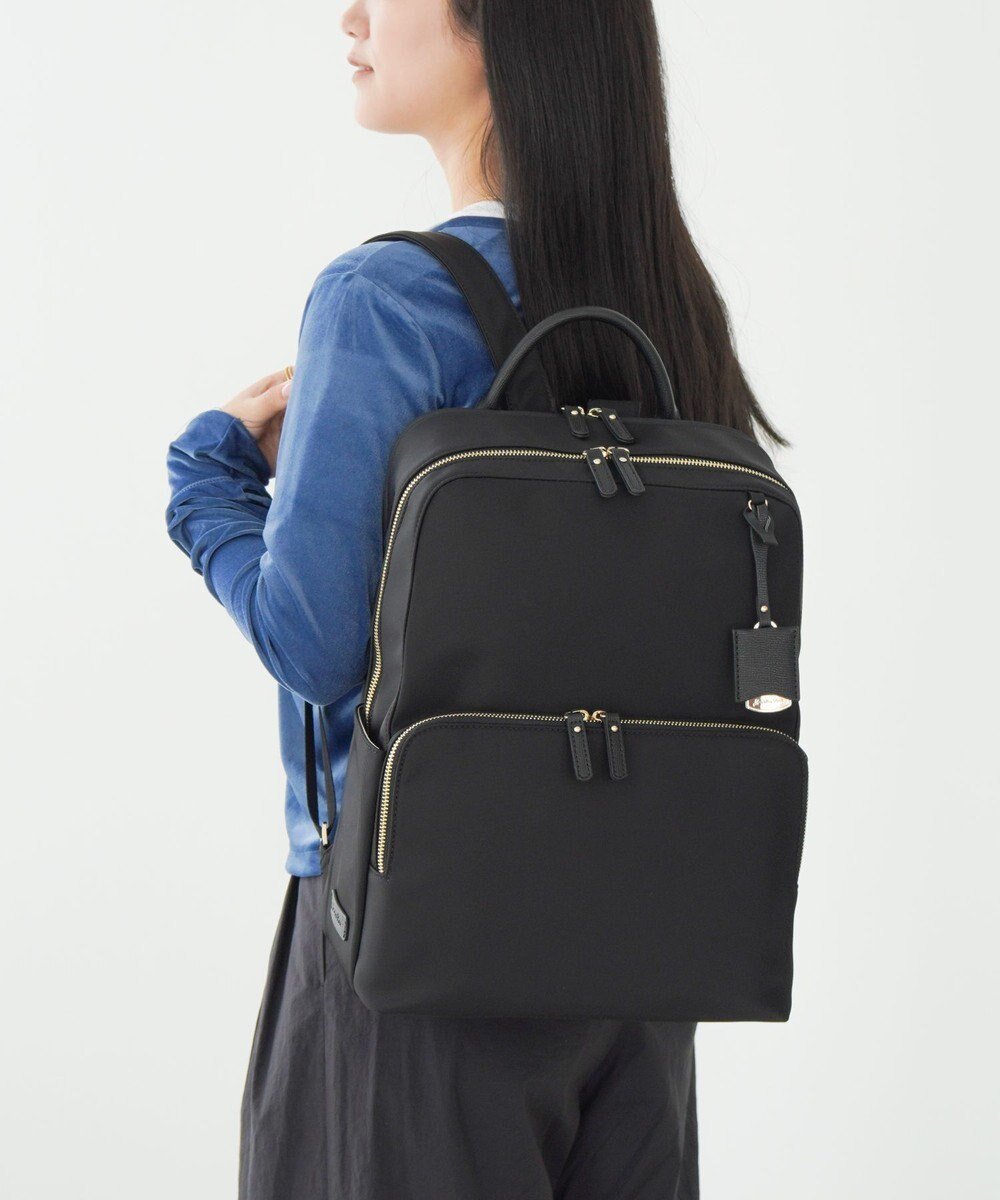 【エースバッグズアンドラゲッジ/ACE BAGS & LUGGAGE】のJewelna Rose フレイヤ・リュック2 エアリィ ゆったり2ルーム 16262 インテリア・キッズ・メンズ・レディースファッション・服の通販 founy(ファニー) 　ファッション　Fashion　レディースファッション　Fashion for Women　バッグ　Bags　アクセサリー　Fashion Accessories　春　Spring　秋　Autumn　軽量　Lightweight, Ultra Light　シンプル　Simple, Minimal　スクエア　Square, Square Shape　スマート　Smart, Elegant　セットアップ　Set-Up, Coordinated Outfit　ダブル　Double, Double-Breasted　チェック　Check, Plaid, Tartan　チャーム　Charm, Pendant　トラベル　Travel, Travel Gear　人気　Popular, Best Seller　フェミニン　Feminine, Girly　フロント　Front, Front Design　ベーシック　Basic, Essential　ポケット　Pocket, Pocket Detail　リュック　Backpack, Rucksack　冬　Winter / This Winter　再入荷　Restock / Back in Stock　おすすめ　Recommended / Our Picks　夏　Summer　旅行　Travel　スーツケース キャリーケース　Suitcase / Carry Case　エレガント 上品　Elegant　ギフト プレゼント　Gift / Present　ビジネス 仕事 通勤　Business / Work / Commuting　ブラック|ID: prp329100004593642 ipo3291000000033655502