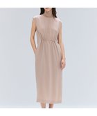 【ベイジ,/BEIGE,】の【洗える】FLEUR / ニットコンビハイネックノースリーブドレス Beige|ID: prp329100004593647 ipo3291000000032619325