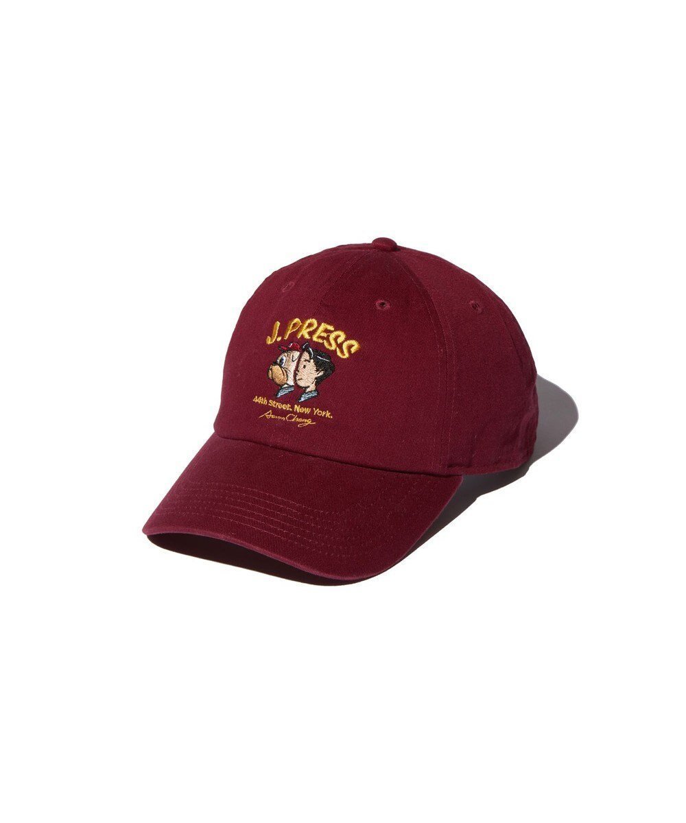 【ジェイ プレス/J.PRESS / MEN】の【AaronChang】【UNISEX】ロゴキャップ インテリア・キッズ・メンズ・レディースファッション・服の通販 founy(ファニー) 　ファッション　Fashion　レディースファッション　Ladies' Fashion Online　帽子　Hats　NEW・新作・新着・新入荷　New Arrivals　ユニセックス　Unisex　イラスト　Illustration　キャップ　Cap　ベーシック　Basic　帽子　Hat　ワイン系|ID: prp329100004593649 ipo3291000000032619351
