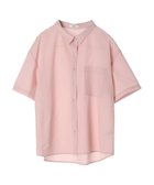 【アースミュージックアンドエコロジー/earth music&ecology】のオーバーシャツ 人気、トレンドファッション・服の通販 founy(ファニー) ファッション Fashion レディースファッション Fashion for Women トップス・カットソー Cut & Sew Tops シャツ・ブラウス・オフィスカジュアル Elegant Blouses & Button-Ups シンプル Simple, Minimal ポケット Pocket, Pocket Detail 夏 Summer 春 Spring S/S・春夏 SS, Spring/Summer, Warm Season thumbnail Pink|ID: prp329100004593664 ipo3291000000033687662