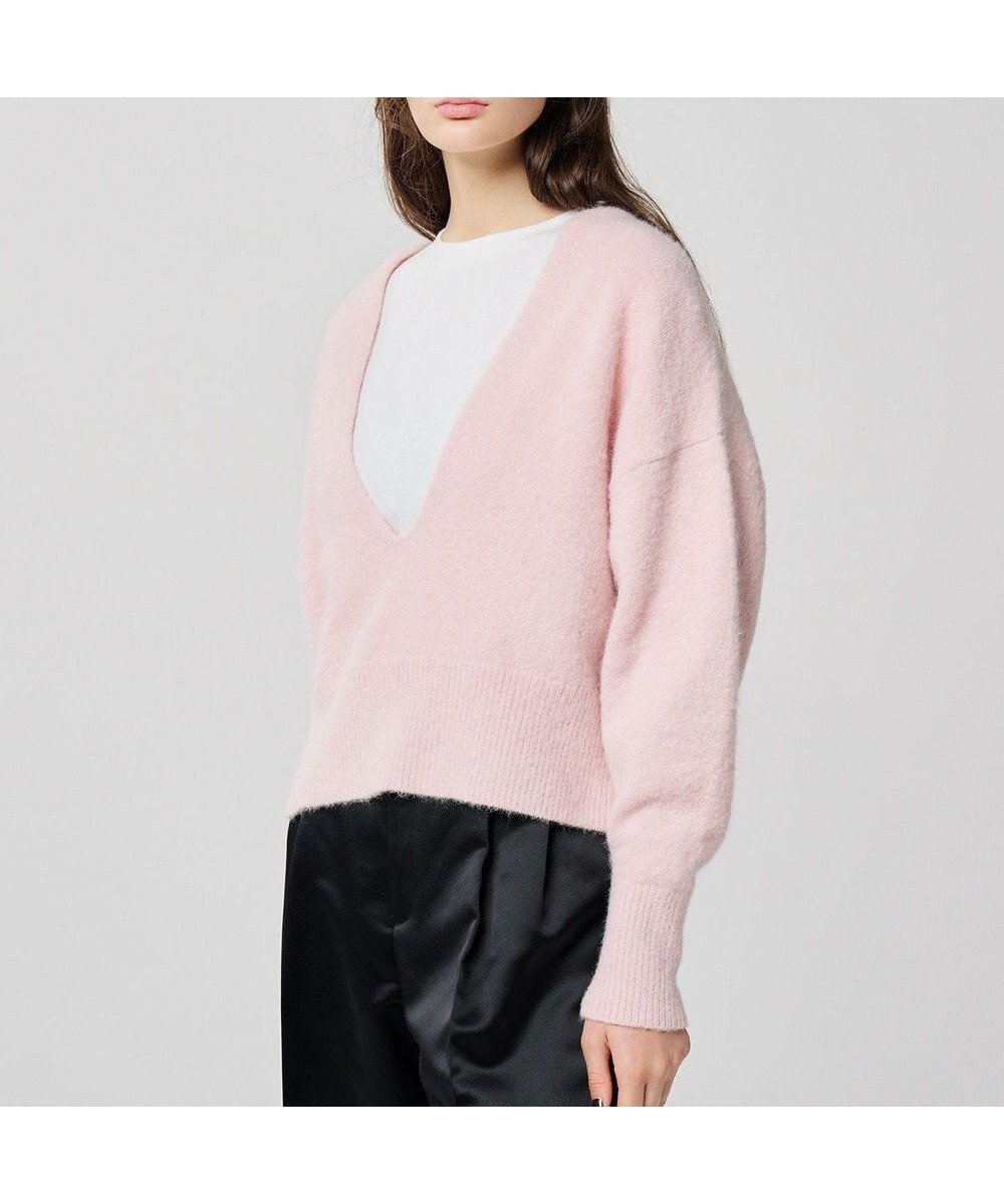 【アンクレイヴ/uncrave】の【手洗い可】アルパカニット 深Vネック トップス(uncrave WHITE) 人気、トレンドファッション・服の通販 founy(ファニー) 　ファッション　Fashion　レディースファッション　Ladies' Fashion Online　トップス・カットソー　Tops/Tshirt　ニット　Knit Tops　Vネック　V-Neck　キャミソール　Camisole　シアー　Sheer　ストレッチ　Stretch　セーター　Sweater　タンク　Tank　デコルテ　Decolletage　ルーズ　Loose　A/W・秋冬　Aw・Autumn/Winter・Fw・Fall-Winter　 other-1|ID: prp329100004593667 ipo3291000000032619531