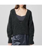 【アンクレイヴ/uncrave】の【手洗い可】アルパカニット 深Vネック トップス(uncrave WHITE) 人気、トレンドファッション・服の通販 founy(ファニー) ファッション Fashion レディースファッション Fashion for Women トップス・カットソー Cut & Sew Tops ニット Knit Tops & Sweaters Vネックトップス V-Neck Tops / V-Cut Neckline Shirts キャミソール Camisole, Spaghetti Strap Top シアー Sheer, See-Through ストレッチ Stretch, Stretchy Fabric セーター Sweater, Knitwear タンク Tank Top, Sleeveless Top デコルテ Décolleté, Neckline ルーズ Loose, Oversized A/W・秋冬 Autumn/Winter thumbnail チャコール|ID: prp329100004593667 ipo3291000000033573725
