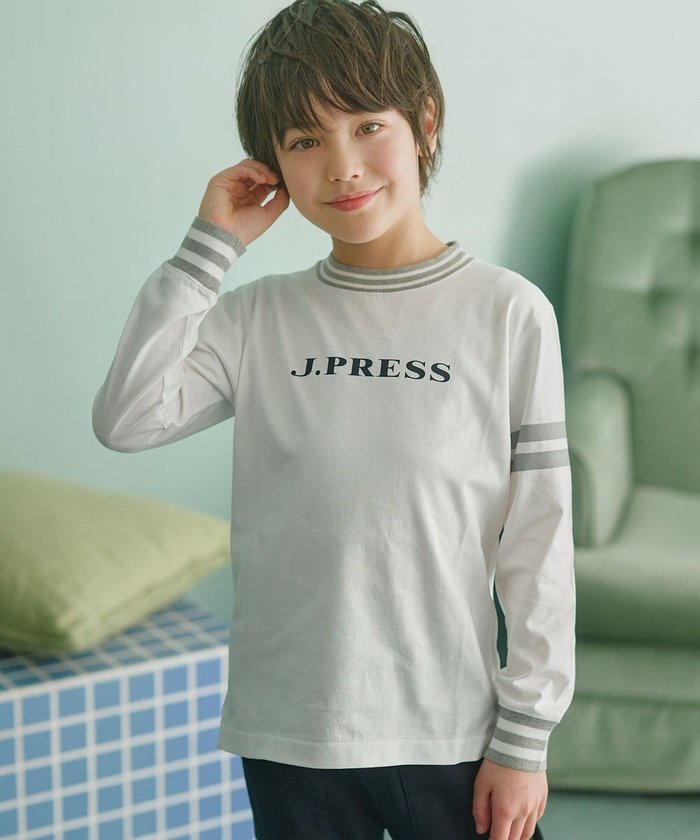【ジェイ プレス/J.PRESS / KIDS】の【100-130cm】リブライン ロゴカットソー インテリア・キッズ・メンズ・レディースファッション・服の通販 founy(ファニー) https://founy.com/ ファッション Fashion キッズファッション KIDS Children’s Clothing トップス・カットソー Tops/Tees/Kids 春 Spring カットソー Cut And Sew スマホ Smartphone トレンド Trend 人気 Popularity 長袖 Long Sleeve ベーシック Basic ワンポイント One Point S/S・春夏 Ss・Spring/Summer 夏 Summer 2025年 2025 2025春夏・S/S Ss,Spring/Summer,2025 |ID: prp329100004594272 ipo3291000000032633452