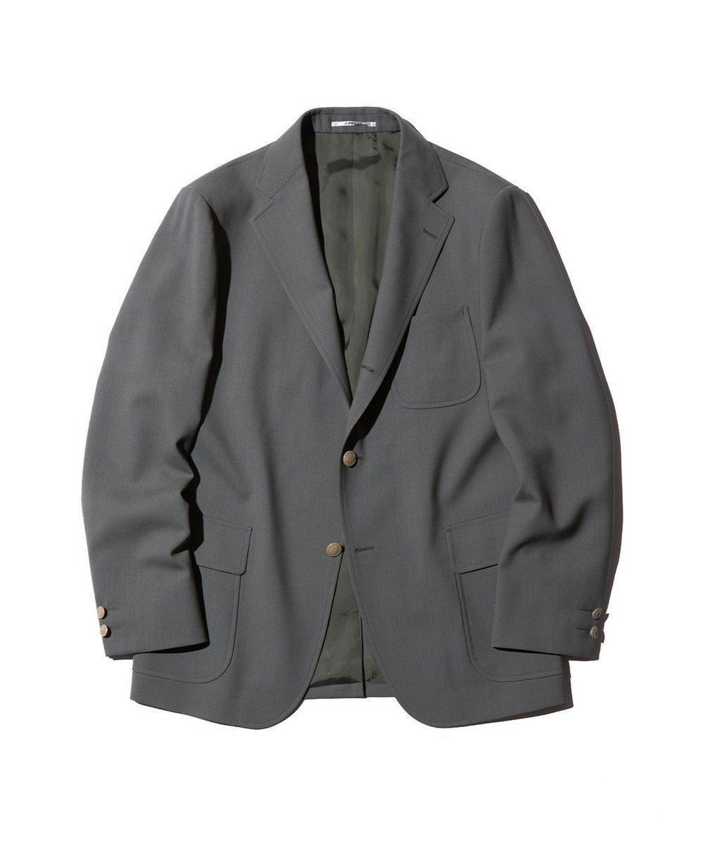【ジェイ プレス/J.PRESS / MEN】の【J.PRESS ORIGINALS】HOPSACK 3B BAGGY BLAZER インテリア・キッズ・メンズ・レディースファッション・服の通販 founy(ファニー) 　ファッション　Fashion　メンズファッション　Fashion for Men　アウター　Men's Coats Outerwear　テーラードジャケット　Tailored Jackets & Blazers　ジャケット　Jacket, Outerwear　A/W・秋冬　Autumn/Winter　カーキ系|ID: prp329100004594295 ipo3291000000032634095