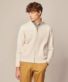 【ジョセフ アブード/JOSEPH ABBOUD / MEN】の【洗える】コットンバルキーニットブルゾン アイボリー系|ID: prp329100004594331 ipo3291000000032635239