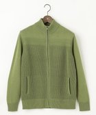 【ジョセフ アブード/JOSEPH ABBOUD / MEN】の【洗える】コットンバルキーニットブルゾン スモーキーグリーン系|ID: prp329100004594331 ipo3291000000032635244