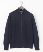 【ジョセフ アブード/JOSEPH ABBOUD / MEN】の【洗える】コットンバルキーニットブルゾン 人気、トレンドファッション・服の通販 founy(ファニー) ファッション Fashion メンズファッション Fashion for Men トップス・カットソー Cut & Sew Tops ニット・セーター / 定番トップス Knit Tops & Sweaters アクリル Acrylic Material 春 Spring 洗える Machine Washable 秋 Autumn セーター Sweater, Knitwear ブルゾン Blouson, Bomber Jacket ワッフル Waffle, Waffle Knit S/S・春夏 SS, Spring/Summer, Warm Season 夏 Summer thumbnail ネイビー系|ID: prp329100004594331 ipo3291000000033541580