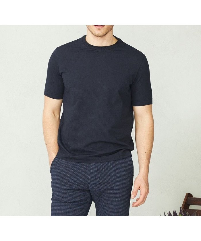 【ジョセフ アブード/JOSEPH ABBOUD / MEN】の【オーガニックコットン】ブロックサッカー Tシャツ インテリア・キッズ・メンズ・レディースファッション・服の通販 founy(ファニー) https://founy.com/ ファッション Fashion メンズファッション Men's Style Online トップス・カットソー Tops/Tshirt/Men シャツ Shirts オーガニック Organic カットソー Cut And Sew サッカー Soccer ジャケット Jacket ブロック Block エレガント 上品 Elegant 再入荷 Restock/Back In Stock/Re Arrival 夏 Summer 春 Spring S/S・春夏 Ss・Spring/Summer |ID: prp329100004594333 ipo3291000000032635291
