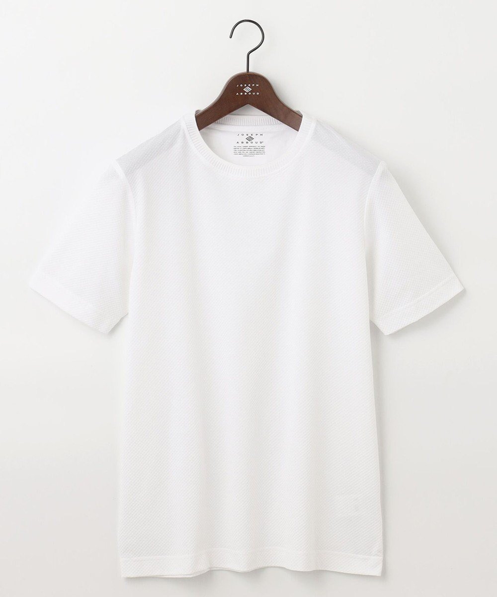 【ジョセフ アブード/JOSEPH ABBOUD / MEN】の【オーガニックコットン】ブロックサッカー Tシャツ インテリア・キッズ・メンズ・レディースファッション・服の通販 founy(ファニー) 　ファッション　Fashion　メンズファッション　Men's Style Online　トップス・カットソー　Tops/Tshirt/Men　シャツ　Shirts　オーガニック　Organic　カットソー　Cut And Sew　サッカー　Soccer　ジャケット　Jacket　ブロック　Block　エレガント 上品　Elegant　再入荷　Restock/Back In Stock/Re Arrival　夏　Summer　春　Spring　S/S・春夏　Ss・Spring/Summer　ホワイト系|ID: prp329100004594333 ipo3291000000032635294