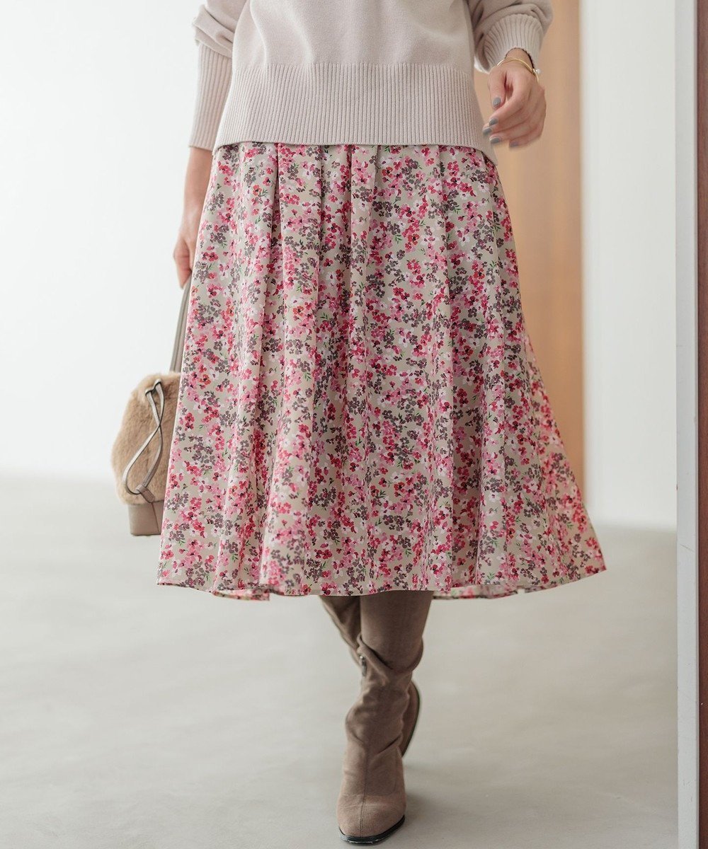 【組曲/KUMIKYOKU】のニュアージュフラワープリント スカート 人気、トレンドファッション・服の通販 founy(ファニー) ファッション Fashion レディースファッション Fashion for Women スカート Skirts ギャザー Gathered, Ruffled フレア Flare, Flared プリント Print, Printed Pattern 夏 Summer S/S・春夏 SS, Spring/Summer, Warm Season A/W・秋冬 Autumn/Winter other-1|ID: prp329100004594563 ipo3291000000035568185