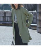 【23区/NIJYUSANKU】の【撥水加工】ライトツイル ノーカラーコート カーキ系|ID: prp329100004594621 ipo3291000000032641159