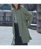 【23区/NIJYUSANKU】の【撥水加工】ライトツイル ノーカラーコート カーキ系|ID: prp329100004594621 ipo3291000000033690067